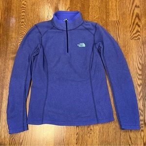 The North Face Purple Fleece 1/4 Zip